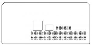 Mazda 3 - fuse box - passenger compartment