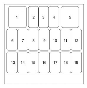 Mazda 5 - fuse box - passenger's side