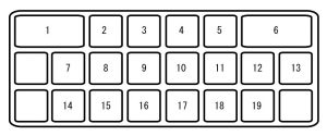 Mazda CX-7 - fuse box - driver's side