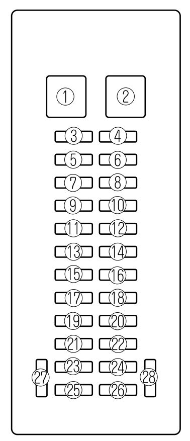 Mazda MPV (2002 - 2006) - fuse box diagram - Auto Genius