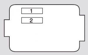 Acura RDX - fuse box - under hood (secondary)