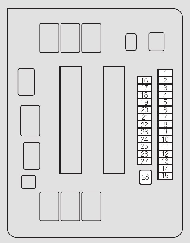 Honda Odyssey 2011 Fuse Box Diagram Auto Genius