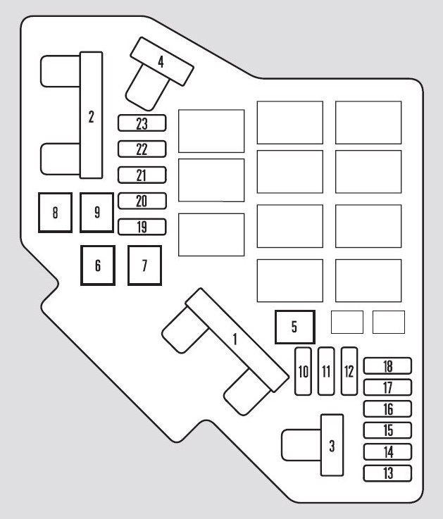 Honda Pilot 2013 2015 Fuse Box Diagram Auto Genius