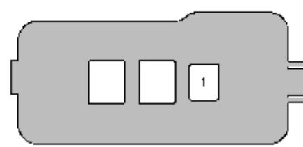 Lexus ES300 (2000 - 2001) - fuse box diagram - Auto Genius