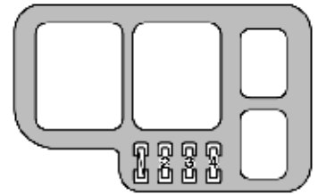 Lexus ES300 (1999) - fuse box diagram - Auto Genius