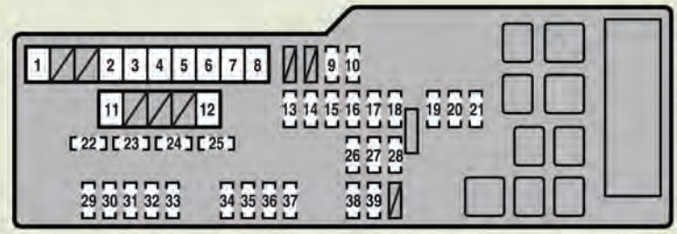 Lexus Es350 2010 2012 Fuse Box Diagram Auto Genius