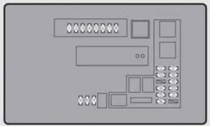 Lexus GS250 - fuse box - engine compartment (type B)