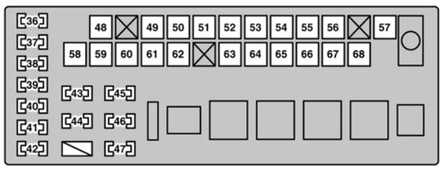 Lexus GS300 (2006) - fuse box diagram - Auto Genius