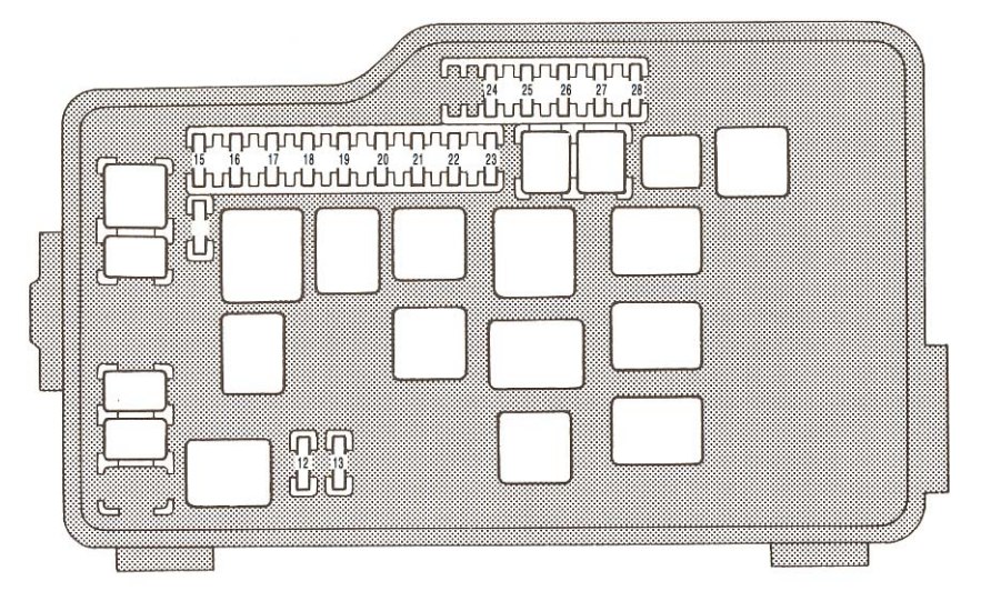 Lexus Gs300  1993 - 1995  - Fuse Box Diagram