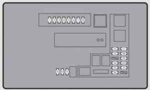 Lexus GS350 - fuse box - engine compartment (type B)