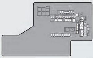 Lexus GS450h - fuse box - engine compartment