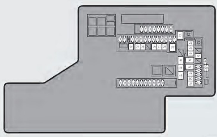 Lexus GS450h (2015) bezpieczniki schemat Auto Genius