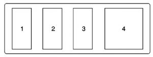 Oldsmobile Intrigue - fuse box - underhood electrical center passenger side (A)