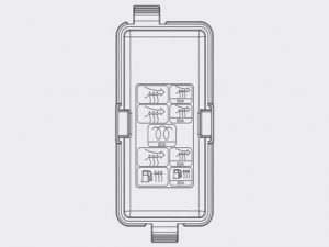 Hyundai Grand Santa Fe - fuse box - engine compartment (diesel engine)