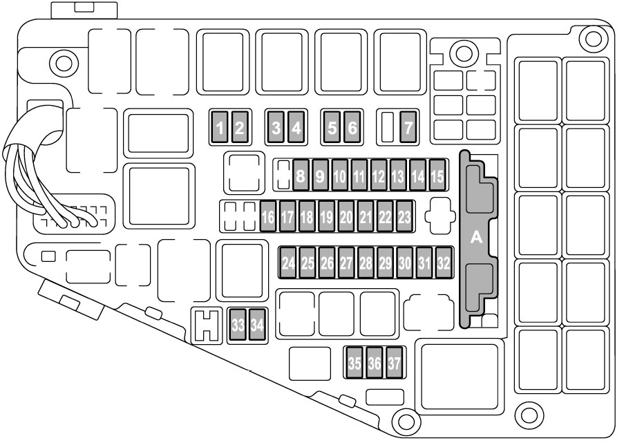 2008 subaru impreza fwd fuse