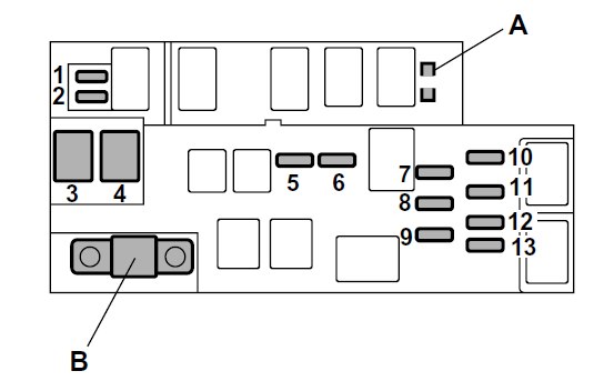 Subaru Legacy  2004  - Fuse Box Diagram