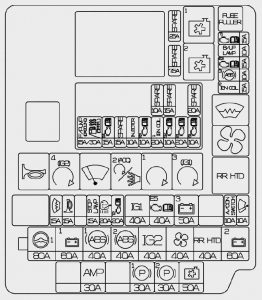 Hyundai i40 - fuse box - engine compartment