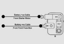 TATA Tiago - fuse box -  battery