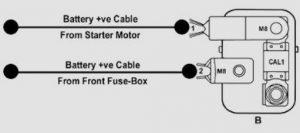 TATA Tigor - fuse box -  battery