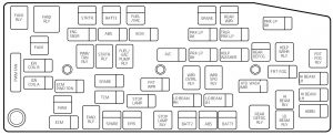 Chevrolet Capvita - fuse box - engine compartment