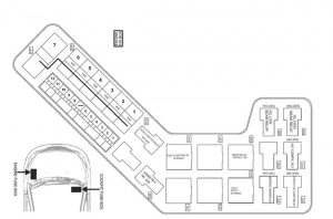 TATA Indigo Manzda - fuse box - engine compartment (Safire)