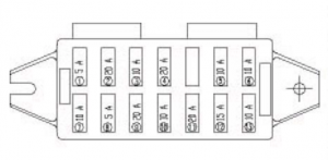 Yuchai Minitractor YC25-8 - fuse box