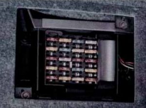 Buick River - fuse box diagram - passenger compartment (left side)