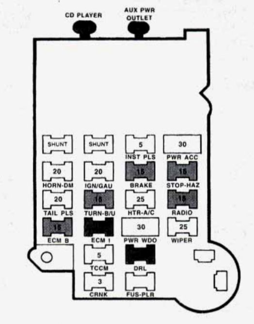 38 1993 chevy s10 fuse box diagram - Trailer Wiring Diagram