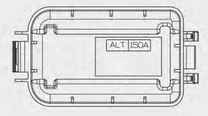 KIA Sportage - fuse box diagram - engine compartment