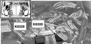 BMW 6-Series (E63 and E64) - fuse box diagram - DDE relay (K6300) - S85