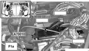 BMW 6-Series (E63 and E64) - fuse box diagram - engine compartment