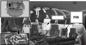 BMW 6-Series (E63 and E64) - fuse box diagram - engine compartment (N52)