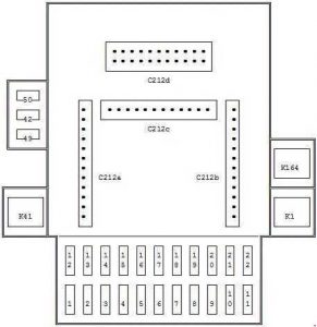 Ford Puma - fuse box diagram - passenger compartment fuse box