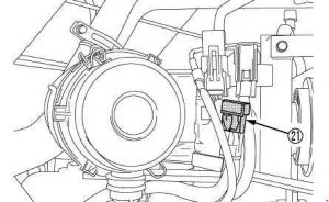 Kubota B3150, B3150SU - fuse box diagram - key stop fuse (CAB)