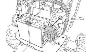 Kubota B3150, B3150SU - fuse box diagram - slow blow fuse - CAB