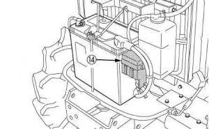 Kubota B3150, B3150SU - fuse box diagram - slow blow fuse - ROPS