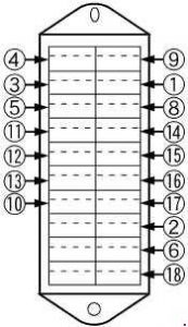 Kubota L3240, L3540, L4240, L5740 - fuse box diagram - CAB