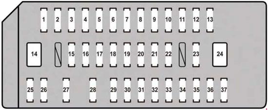 Lexus Rx 350 Al10 2010 2015 Fuse Box Diagram Auto