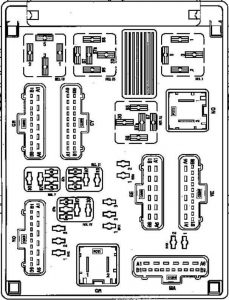 Renault Espace - fuse box diagram - dashboard