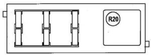 Renault Espace - fuse box diagram - dashboard