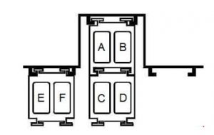 Renault Megane - fuse box diagram - K4M