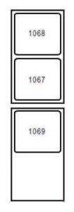 Renault Modus - fuse box diagram - relay board