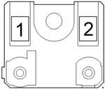 Toyota 86 - fuse box diagram - fusible link box