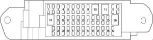 Toyota 86 - fuse box diagram - passenger compartment fuse box