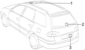 Toyota Avensis - fuse box diagram - estate