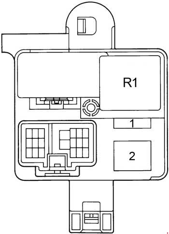 Toyota Camry (1991 - 1996) - fuse box diagram - Auto Genius