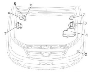 Toyota Fourtour - fuse box diagram - engine compartment