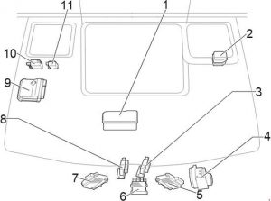 Toyota HiAce - fuse box diagram - engine comaprtment