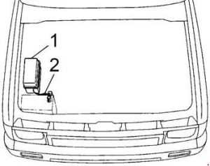 Toyota Hilux - fuse box diagram - engine compartment