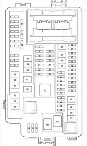 Toyota Prius - fuse box diagram - engine compartment fuse box